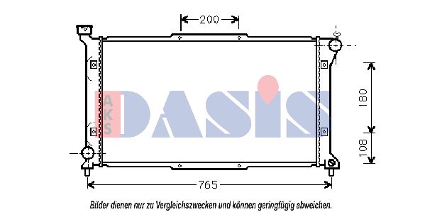AKS DASIS Radiators, Motora dzesēšanas sistēma 350230N